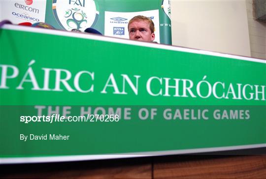Republic of Ireland Press Conference - Friday Republic of Ireland Press Conference - Friday