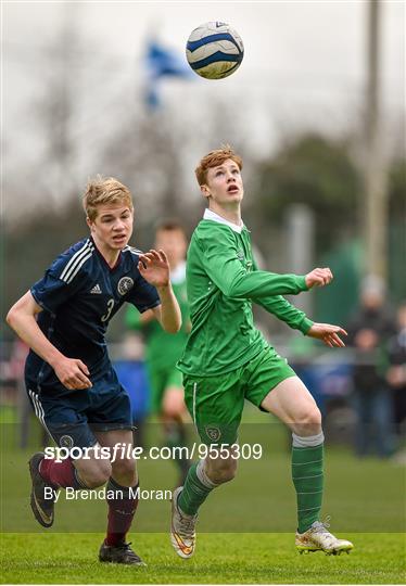 Republic of Ireland v Scotland - U15 Soccer International Republic of Ireland v Scotland - U15 Soccer International