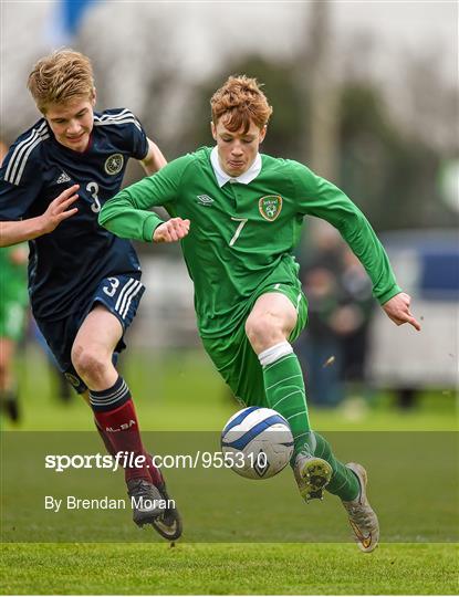 Republic of Ireland v Scotland - U15 Soccer International Republic of Ireland v Scotland - U15 Soccer International