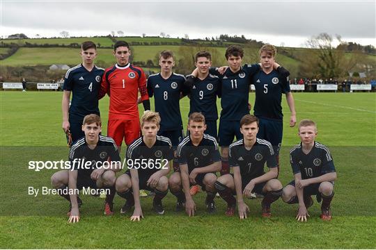 Sportsfile Republic Of Ireland V Scotland U15 Soccer International Sportsfile Republic Of Ireland V Scotland U15 Soccer International