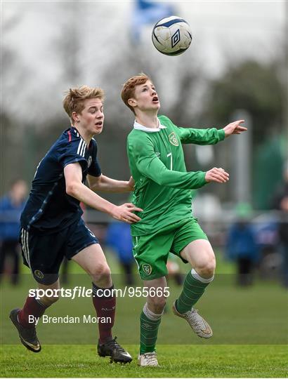 Republic of Ireland v Scotland - U15 Soccer International Republic of Ireland v Scotland - U15 Soccer International