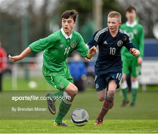Republic of Ireland v Scotland - U15 Soccer International Republic of Ireland v Scotland - U15 Soccer International