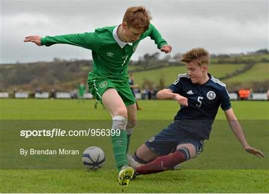 Republic of Ireland v Scotland - U15 Soccer International Republic of Ireland v Scotland - U15 Soccer International