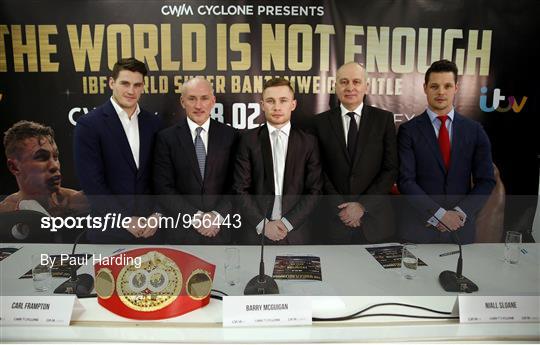 Frampton VS Avalos - The World Is Not Enough - London Press Conference