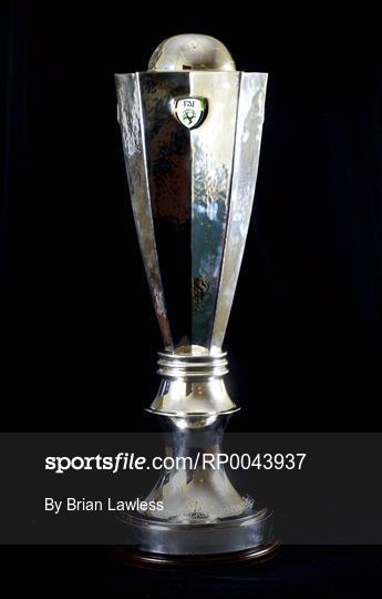 Sportsfile Fai Unveil New Eircom League Of Ireland Premier Division Trophy Photos Page 1