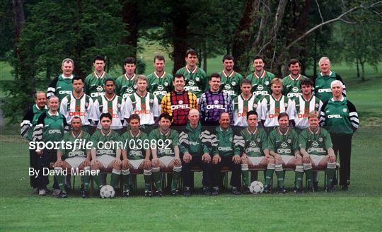 Republic of Ireland 1994 FIFA World Cup Squad Portraits