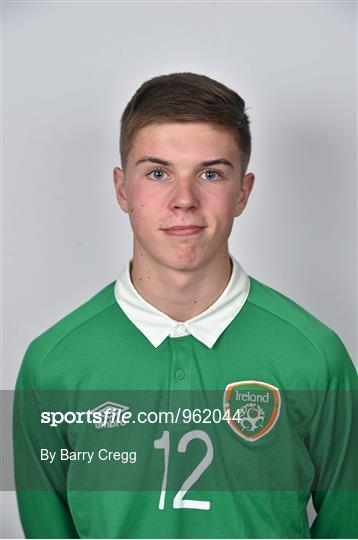 Republic of Ireland Under 16 Squad Portraits 2015