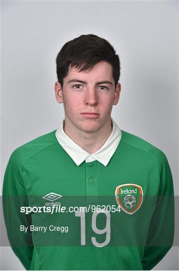 Republic of Ireland Under 16 Squad Portraits 2015