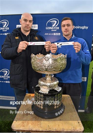Bank of Ireland Leinster Schools Senior Cup Semi-Final Draw