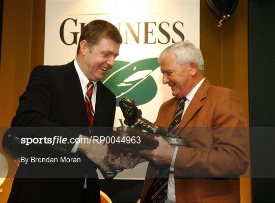 2007 Guinness Rugby Writers Of Ireland Awards