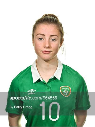 Republic of Ireland Women’s Under 16 Squad Portraits 2015