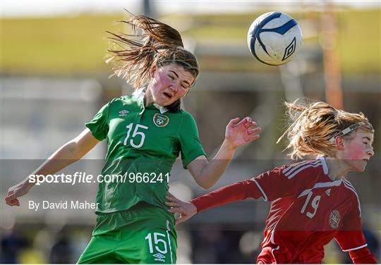 Republic of Ireland v Denmark - UEFA U16 Women's Development Tournament