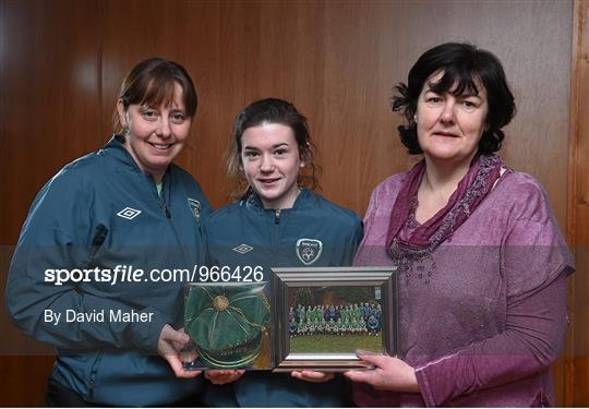 Republic of Ireland Under 16 Squad Caps Presentation