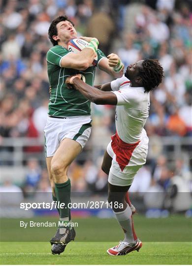 Ireland v England - International Rugby Archive Imagery