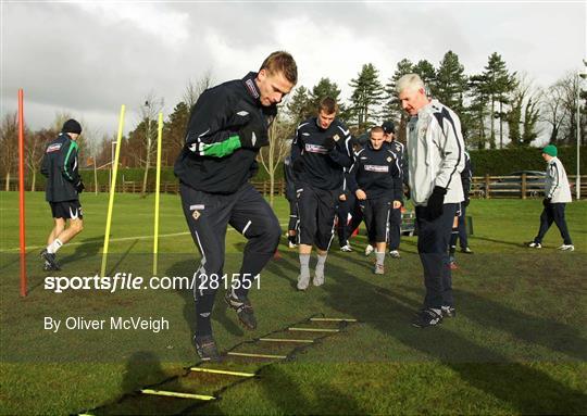 Northern Ireland squad training