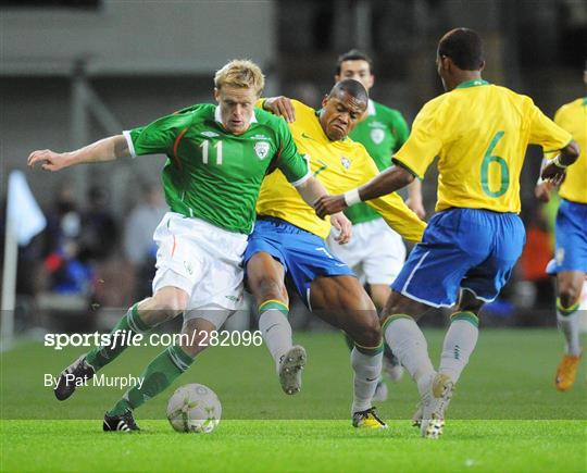 Republic of Ireland v Brazil - International Friendly Republic of Ireland v Brazil - International Friendly