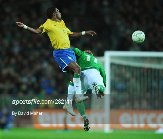 Republic of Ireland v Brazil - International Friendly Republic of Ireland v Brazil - International Friendly