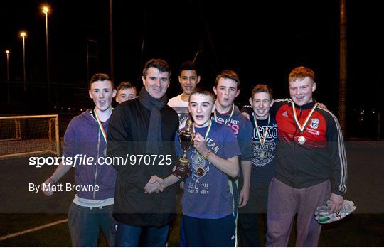 Roy Keane attends FAI Late Night Leagues Finals