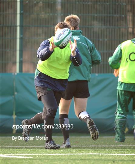 Ireland rugby squad training - UCD