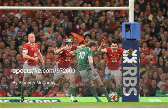 Ireland v Wales - International Rugby Archive Imagery