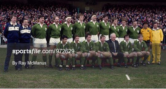 Ireland v Wales - International Rugby Archive Imagery