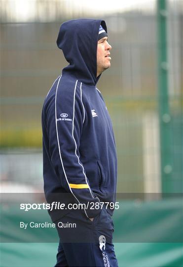 Leinster rugby squad training