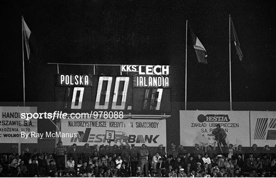 Poland v Republic of Ireland - UEFA Euro 1992 qualifying Group 7 match