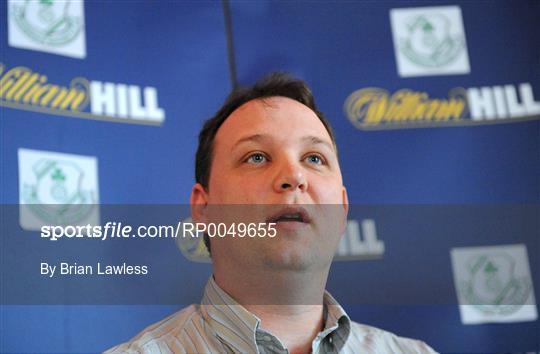 Shamrock Rovers Football Club Launch William Hill as Club Official Bookmaker