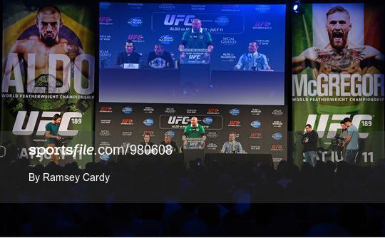 UFC 189: Aldo v McGregor World Championship Tour Media Day