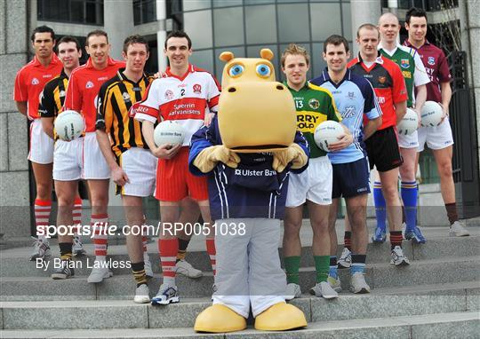 Ulster Bank GAA Stars line out with Henri Hippo  in Dublin