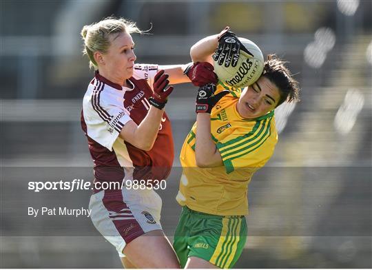 Donegal v Westmeath - TESCO HomeGrown Ladies National Football League Division 2 Semi-Finals