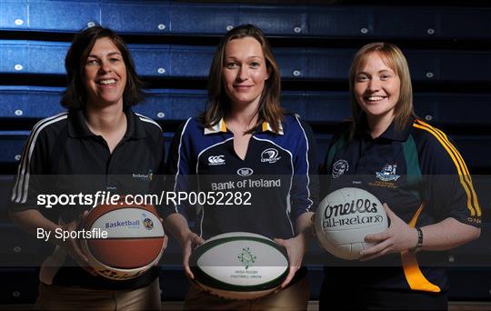 Ladies Football/Leinster Rugby & Basketball Ireland Launch