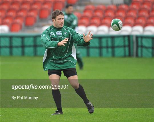 Ireland rugby squad training - captain's run