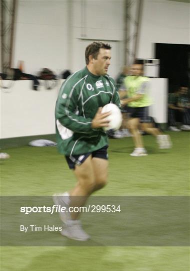 Ireland rugby squad training