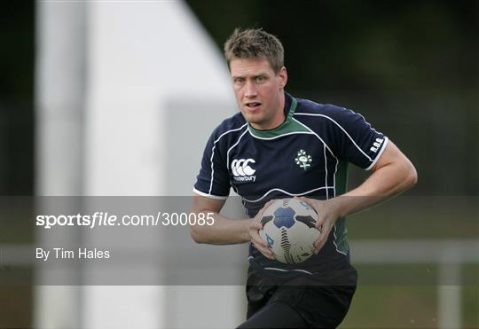 Ireland rugby squad training - Tuesday