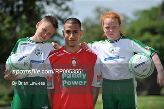 eircom League Stars support National Irish Bank Summer Soccer Schools