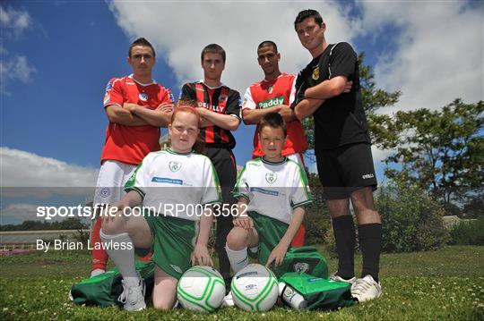 eircom League Stars support National Irish Bank Summer Soccer Schools