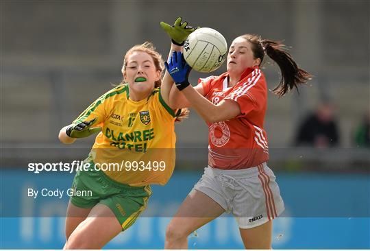 Armagh v Donegal - TESCO HomeGrown Ladies National Football League Division 2 Final Armagh v Donegal - TESCO HomeGrown Ladies National Football League Division 2 Final