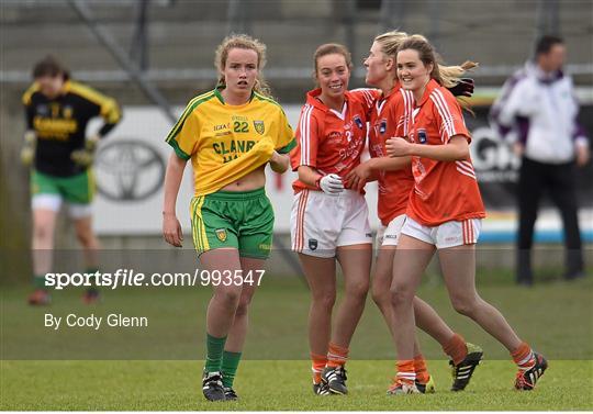 Armagh v Donegal - TESCO HomeGrown Ladies National Football League Division 2 Final