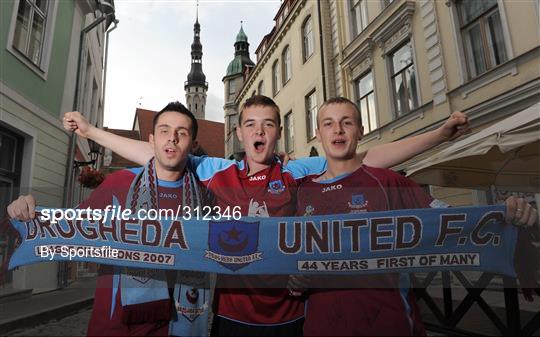 Drogheda United Fans - Tallinn, Estonia