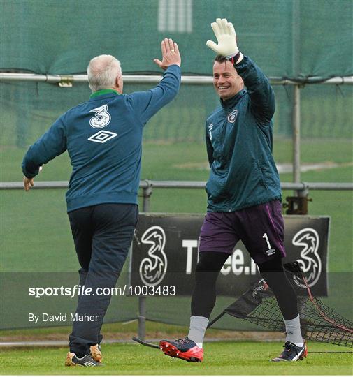 Republic of Ireland Squad Training Republic of Ireland Squad Training