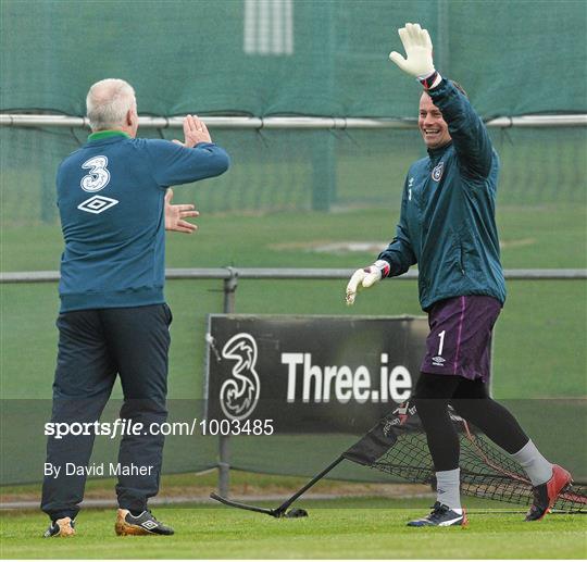 Republic of Ireland Squad Training Republic of Ireland Squad Training