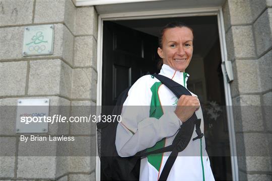 Pauline Curley visits Olympic House