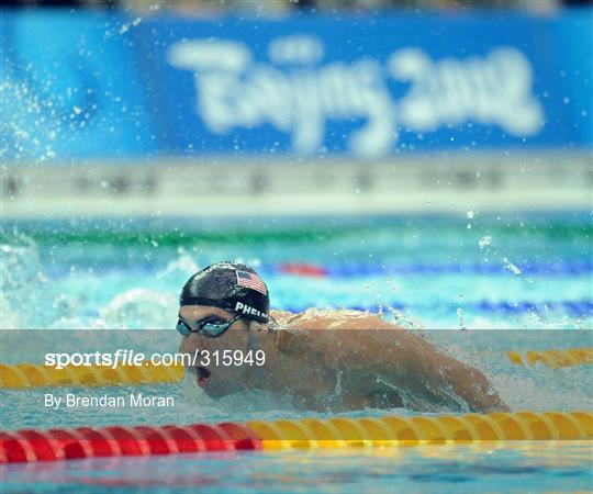 2008 Beijing Olympic Games - Swimming Wednesday 13th