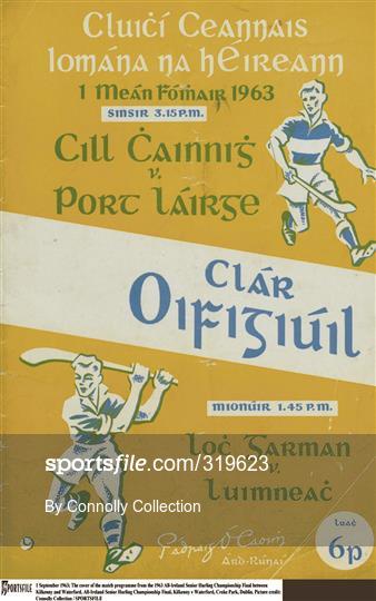 Kilkenny v Waterford - 1963 All-Ireland Hurling Final