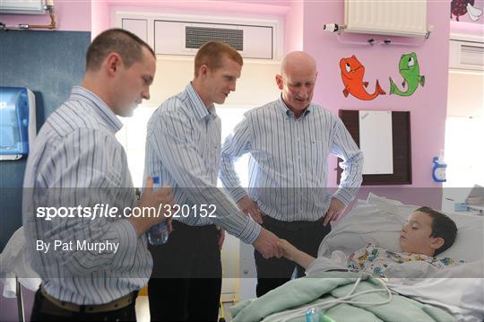 Kilkenny Team Visit Our Lady's Hospital for Sick Children Crumlin