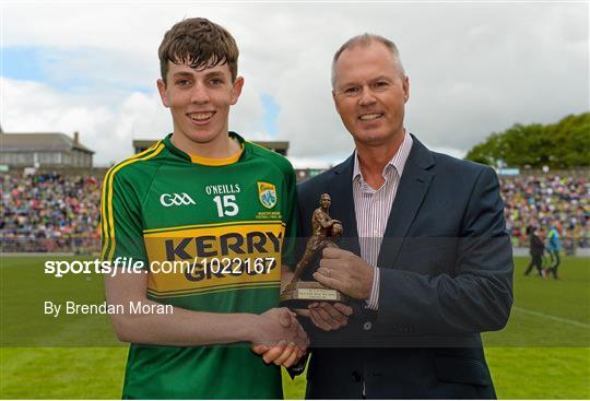 Electric Ireland Man of the Match at Kerry v Tipperary - Electric Ireland Munster GAA Football Minor Championship Final