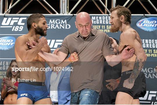 UFC 189 - Chad Mendes v Conor McGregor - Weigh-in