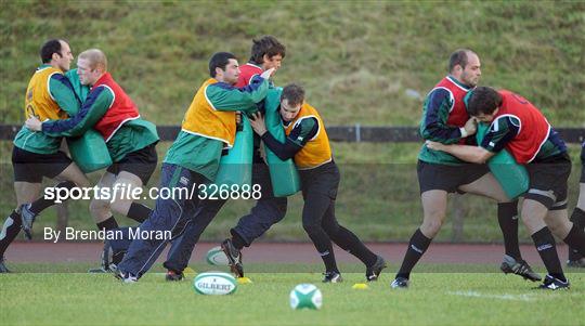 Ireland Rugby Squad Training - Tues 11th Nov