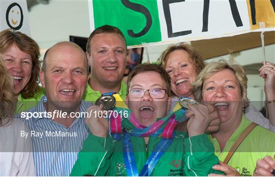 Team Ireland returns from the Special Olympics World Summer Games